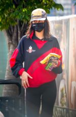 BELLA HADID Leavesat a Studio in New York 09/28/2020