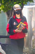 BELLA HADID Leavesat a Studio in New York 09/28/2020