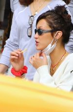 BELLA HADID Out for Lunch at Three Guys in New York 09/24/2020