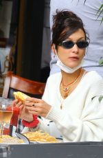 BELLA HADID Out for Lunch at Three Guys in New York 09/24/2020