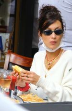 BELLA HADID Out for Lunch at Three Guys in New York 09/24/2020