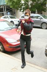 BELLA HADID Out in New York 09/24/2020