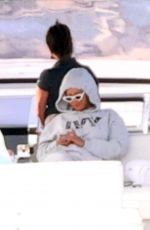BEYONCE and her husband Jjay Z at a Boat Ride in The Hamptons 09/14/2020