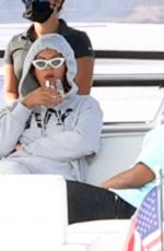 BEYONCE and her husband Jjay Z at a Boat Ride in The Hamptons 09/14/2020