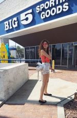 BLANCA BLANCO in Denim Shorts Out Shopping in Los Angeles 09/20/2020