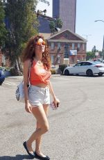 BLANCA BLANCO in Denim Shorts Out Shopping in Los Angeles 09/20/2020