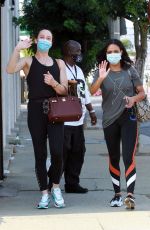 BRITT STEWART Leaves a Dance Studio in Los angeles 09/27/2020
