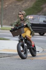 BRITTANY FURLAN Out Riding Electric Cycles in Los Angeles 09/27/2020