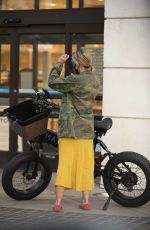 BRITTANY FURLAN Out Riding Electric Cycles in Los Angeles 09/27/2020