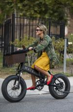 BRITTANY FURLAN Out Riding Electric Cycles in Los Angeles 09/27/2020