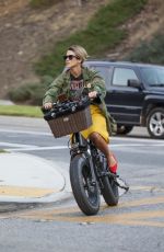 BRITTANY FURLAN Out Riding Electric Cycles in Los Angeles 09/27/2020