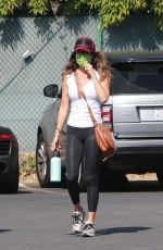 BROOKE BURKE Arrives at a Gym in West Hollywood 08/31/2020