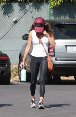 BROOKE BURKE Arrives at a Gym in West Hollywood 08/31/2020
