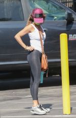 BROOKE BURKE Arrives at a Gym in West Hollywood 08/31/2020
