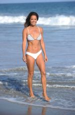 BROOKE BURKE in Bikini Filming Her Body App in Malibu 08/10/2020