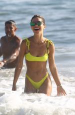 CAMILA COELHO in a Yellow Bikini at a Beach in Santa Monica 09/19/2020