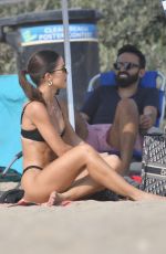 CAMILA COELHO in Bikini Playing Volleyball at a Beach in Santa Monica 09/26/2020