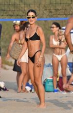 CAMILA COELHO in Bikini Playing Volleyball at a Beach in Santa Monica 09/26/2020