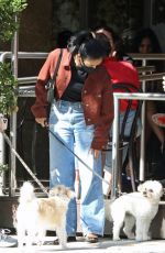 CAMILA MENDES and MADELAINE PETSCH Out with Their Dogs in Vancouver 09/06/2020