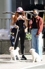 CAMILA MENDES and MADELAINE PETSCH Out with Their Dogs in Vancouver 09/06/2020