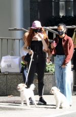 CAMILA MENDES and MADELAINE PETSCH Out with Their Dogs in Vancouver 09/06/2020