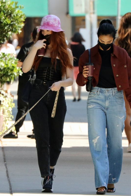 CAMILA MENDES and MADELAINE PETSCH Out with Their Dogs in Vancouver 09/06/2020