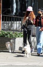 CAMILA MENDES and MADELAINE PETSCH Out with Their Dogs in Vancouver 09/06/2020