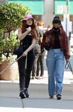 CAMILA MENDES and MADELAINE PETSCH Out with Their Dogs in Vancouver 09/06/2020