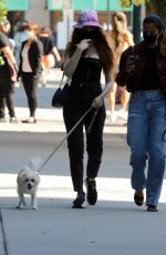 CAMILA MENDES and MADELAINE PETSCH Out with Their Dogs in Vancouver 09/06/2020