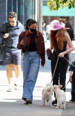 CAMILA MENDES and MADELAINE PETSCH Out with Their Dogs in Vancouver 09/06/2020