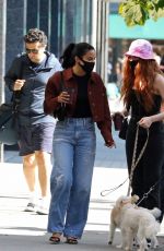CAMILA MENDES and MADELAINE PETSCH Out with Their Dogs in Vancouver 09/06/2020