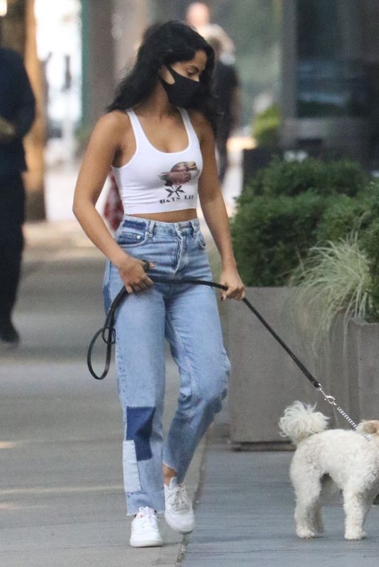 CAMILA MENDES Out with Her Dog in Vancouver 09/11/2020