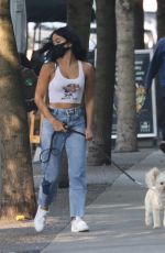 CAMILA MENDES Out with Her Dog in Vancouver 09/11/2020
