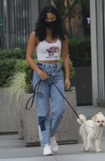 CAMILA MENDES Out with Her Dog in Vancouver 09/11/2020