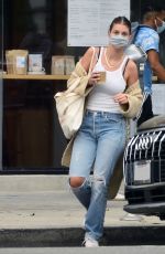 CAMILA MORRONE Out with Her Dog in Los Angeles 09/11/2020