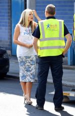 CAPRICE BOURRET Donating Goods to Charity in London 09/15/2020