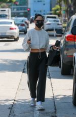 CARA SANTANA Out for Morning Coffee in West Hollywood 09/01/2020