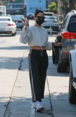 CARA SANTANA Out for Morning Coffee in West Hollywood 09/01/2020