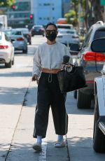 CARA SANTANA Out for Morning Coffee in West Hollywood 09/01/2020