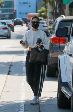 CARA SANTANA Out for Morning Coffee in West Hollywood 09/01/2020