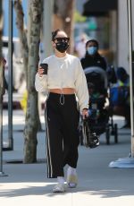 CARA SANTANA Out for Morning Coffee in West Hollywood 09/01/2020