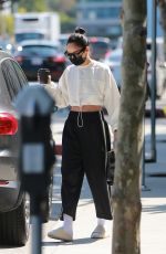 CARA SANTANA Out for Morning Coffee in West Hollywood 09/01/2020