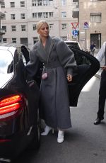 CAROLINE DAUR Out at Milan Fashion Week 09/22/2020