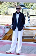 CATE BLANCHET Arrrives at Hotel Excelsior in Venice 09/01/2020