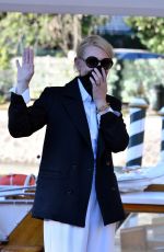 CATE BLANCHET Arrrives at Hotel Excelsior in Venice 09/01/2020
