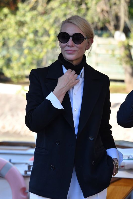 CATE BLANCHET Arrrives at Hotel Excelsior in Venice 09/01/2020