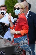 CATE BLANCHETT Leaves Her Hotel in Venice 09/05/2020