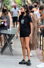 CHANTEL JEFFRIES and Drew Taggert at Farmers Market in Los Angeles 09/13/2020
