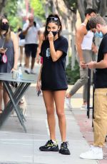 CHANTEL JEFFRIES and Drew Taggert at Farmers Market in Los Angeles 09/13/2020