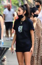 CHANTEL JEFFRIES and Drew Taggert at Farmers Market in Los Angeles 09/13/2020